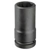 Impact sockets 1", long, with Convex profile, metric size type no. NMB
